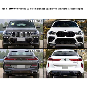 สำหรับ G06 X6 BMW (รุ่น2020-22) ชุดตัวถัง X6M ปรับปรุงใหม่พร้อมกันชนหน้าและหลัง - Product Image 3