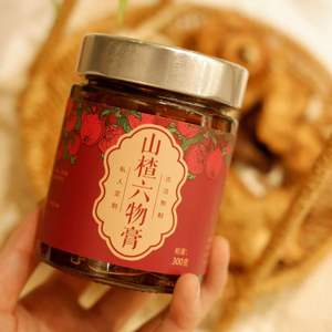 Tự Nhiên Sáu Thảo Mộc Dán Với Táo Gai Malt Poria Và Citrus Peel 300G Truyền Thống Simmered Tập Trung Trong Glass Container - Product Image 1