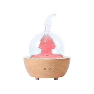 Aggiornamento 2023 200ml diffusore di olio essenziale a Base di legno reale con 7 luci notturne di colore per uso domestico dispositivo per aromaterapia