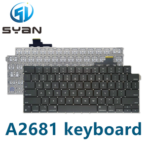 A2681键盘美国英国英语法语德语西班牙语意大利语适用于MacBook Air M2 13.6英寸视网膜新笔记本电脑键盘2022年 - Product Image 2
