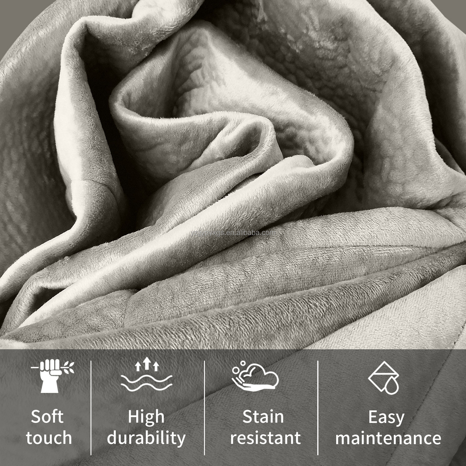 embossed grey