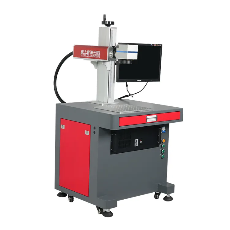 Hot Sale Laser Machine 20W 30W 60W 100W Desktop Mopa Fiber Laser Marking Machine for 304 Stainless Steel Color Marking