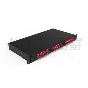 Panel de parche óptico de fibra óptica, caja de terminales de Metal SC LC MONTADO EN ESTANTE 4 8 72 96 144, marco de distribución de puerto, 19 pulgadas, 1U, 2U, 24 puertos - Product Image 2