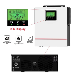 Factory Made Zumax <strong>1</strong>~<strong>1</strong>.5Kw Off Grid Solar <strong>Inverter</strong> Pure Sine Wave Solar Charger PV <strong>Input</strong> Voltage Range 20~150VDC - Product Image 4