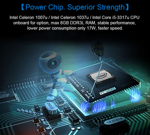 Intel Celeronファンレス産業用iotミニPC1037U Core i5 3317U Celeron 2Lan 4COM HD VGA Win XPLinux組み込みコンピューターケース - Product Image 3