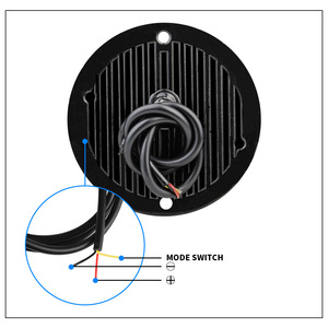 3 Inch 14 LED Round Tail <strong>Light</strong> Side Marker Turn Signal Brake Stop Strobe Flashing Warning <strong>Light</strong> Lamp for Truck Trailer Tractor - Product Image 2
