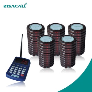 Receptor de pantalla LED, timbre, sistema de llamada de camarero, transmisor de teclado numérico inalámbrico - Product Image 1