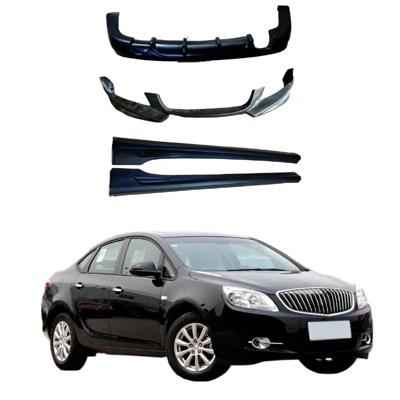 Широкий обвес для Buick Excelle 2011 2012 2013 типа B, системы кузова автомобиля включают передний задний бампер, боковую юбку