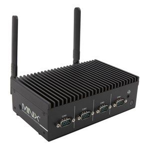 Factory MINIX RIC-SJ64 Fanless Industrial Mini PC Intel J6412 with <strong>Windows</strong> 11 Pro 8G 256G 4xCOM Mini <strong>Computer</strong> J6412 - Product Image 1