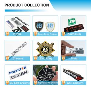 Calcomanía trasera lateral para guardabarros de carrocería de coche personalizada, pegatinas 3D para coche, logotipo de letras cromadas, insignias de coche electrochapadas, emblema para coche - Product Image 6