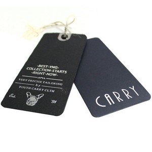 Etiquetas colgantes para ropa, con cordón y ojal, de papel, con logotipo personalizado, barato, gran oferta - Product Image 3