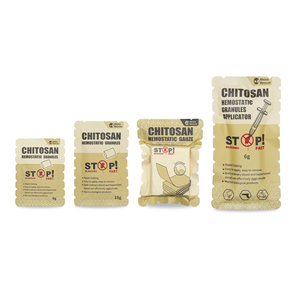 Rhino cứu hộ hemostat Bột Đại lý nhanh chóng đông máu Carboxymethyl Chitosan cầm máu hạt với ống tiêm Applicator - Product Image 2