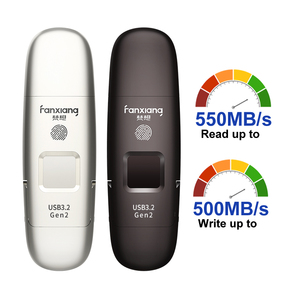 Crittografia delle impronte digitali 128GB 256GB 512GB 1TB Pendrive USB3.2 tipo-c Pen Drive Memory Stick U Disk unità Flash USB a stato solido - Product Image 2