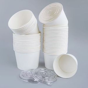 Özel baskı tek kullanımlık pe kaplama dondurma ambalaj <span class=keywords><strong>5oz</strong></span> kağıt kase
