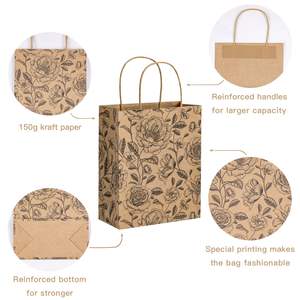 Kh hoa giấy kraft túi quà tặng hoa màu đen thiết kế cho sinh nhật, em bé tắm, kỳ nghỉ, gói quà bên - Product Image 2