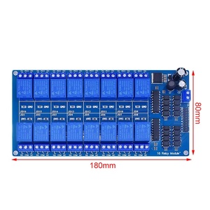Modulo relè 5V 12V 24V 16 canali per arduino braccio PIC AVR DSP relè elettronico piastra di isolamento accoppiatore ottico - Product Image 5