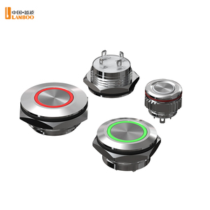 LANBOO 12/22QC微旅行，超薄，轻触按钮开关，带常开单触点 - Product Image 1