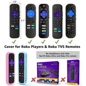 TCL roroku TV buharlama sopa için fabrika uzaktan kumanda kılıfı silikon kılıf kol örtüsü cilt - Product Image 5