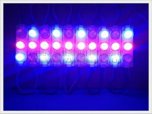 3LED 3W SMD3030 RGB <strong>LED</strong> Module Lamp Light Back Light with Lens for Lighting Boxes DC12V 75mm*20mm 3W 300lm Aluminum <strong>PCB</strong> - Product Image 3