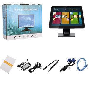 Monitor táctil OEM de fábrica, de 10 puntos sistema pos, pantalla táctil de 15 pulgadas, usb - Product Image 6