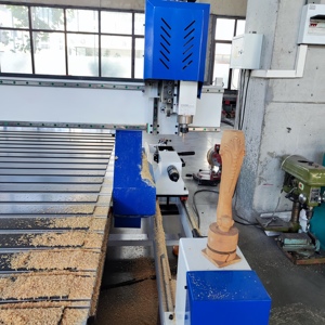 Enrutador de carpintería CNC 1325, 4 ejes, 3 ejes, husillos ATC individuales, sistema de Control Syntec DSP, máquina de grabado de núcleo de Motor rotativo - Product Image 4