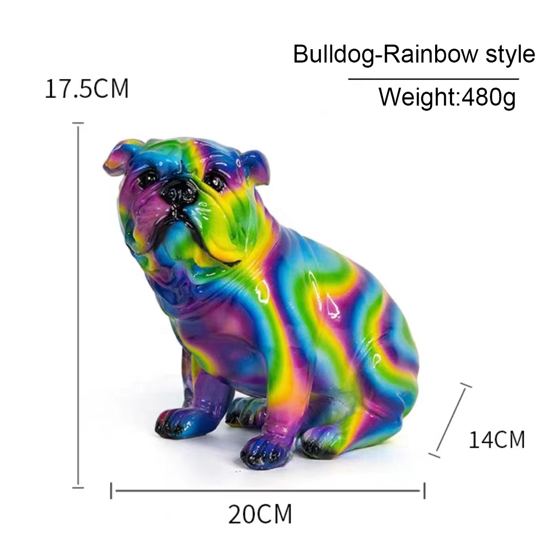 DIYギフト用のプロモーショングラフィティスタイルのブルドッグ像 - Product Image 2