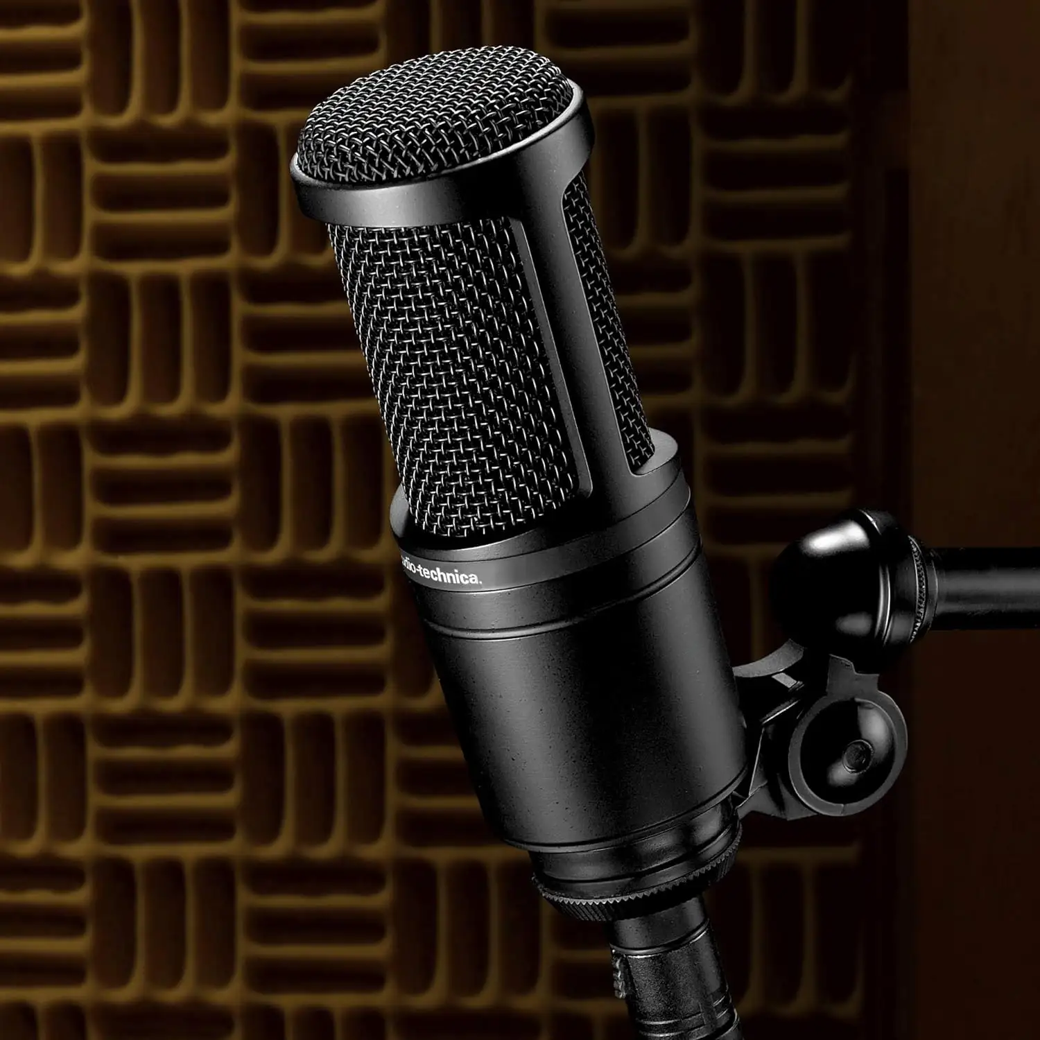 Microfone com fio Cardióide Condensador Studio XLR Audio-Technica AT2020