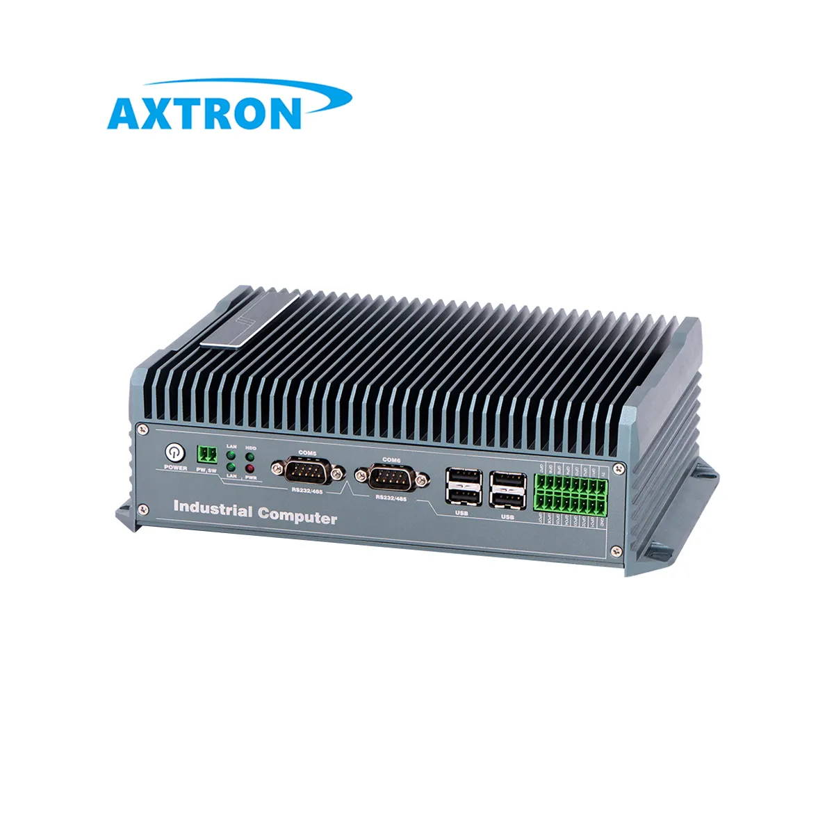 2 ethernet 8 USB 6 COM RS232 RS485 linux window i3 i5 i7 Compact rich l0 fanless embedded computer industrial mini pc