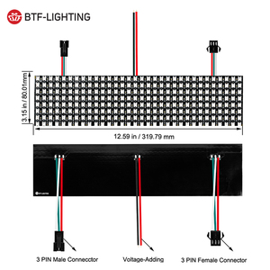 Vendita molto flessibile programmabile digitale 8x8 16x16 8x32 WS2812B Pixel LED pannello matrice