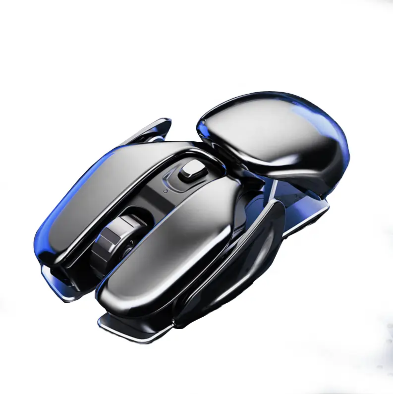 Innovative mouse new design Wireless optical mouse with USB receiver gaming office Ergonomic metal DPI mouse for PC laptop