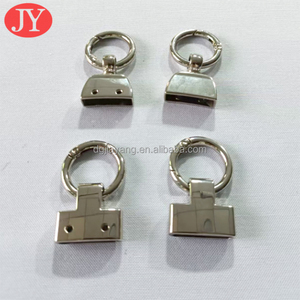 Handmade DIY Da phần cứng hợp kim kẽm Keychain thư mục da Key Ring Khóa da xe Keychain phụ kiện - Product Image 5