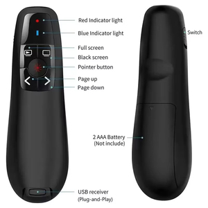Hot Selling Wireless PPT Slide Advancer Stift Powerpoint Pen 2,4 GHz Präsentation Clicker USB-Fernbedienung Flip Presenter Zeiger - Product Image 5