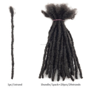Siêu Mềm Interlock Loc Mở Rộng Tóc Con Người 100% Làm Tay Loc Mở Rộng Dreadlock Cho Người Đàn Ông - Product Image 3