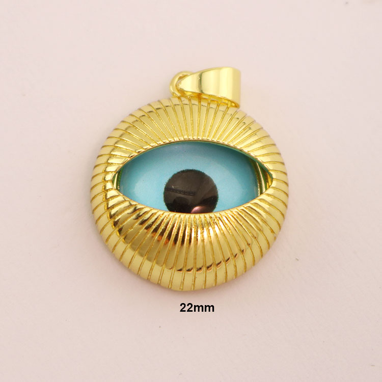 bleu clair/#8 22 mm