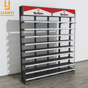Einzelhandel geschäft Rauch regal Display Zigaretten vitrine Rack mit Acryl schieber - Product Image 4