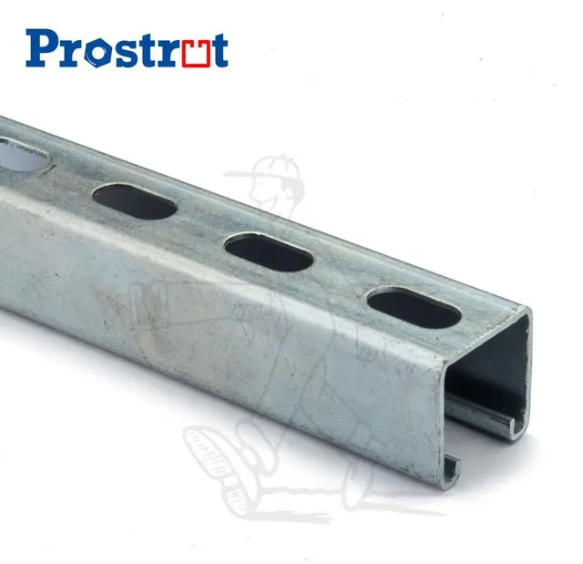 Unistrut نوع مشقوق قناة من الفولاذ المقاوم للصدأ C قناة 41*41