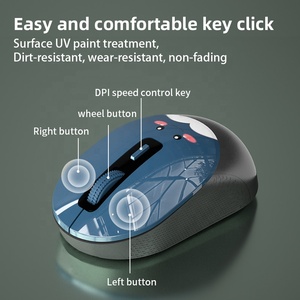 Durevole ricarica Wireless Mouse 2.4Ghz Gaming Office universale Laptop Computer Desktop USB ottico piccolo e carino - Product Image 5