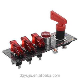 12V/20A interruttore di accensione a levetta pannello motore LED pulsante di avvio per veicolo da corsa - Product Image 3