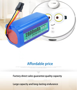 แบตเตอรี่อะไหล่สำหรับเปลี่ยนเครื่องดูดฝุ่นหุ่นยนต์14.8V สำหรับ S5 360 S7 X9 T90 S7Pro 3500mAh - Product Image 5