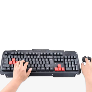 Venta al por mayor 2,4 Ghz RF tipo de trabajo teclado inalámbrico ratón para ordenador universal y portátil Oficina teclados para tableta - Product Image 5