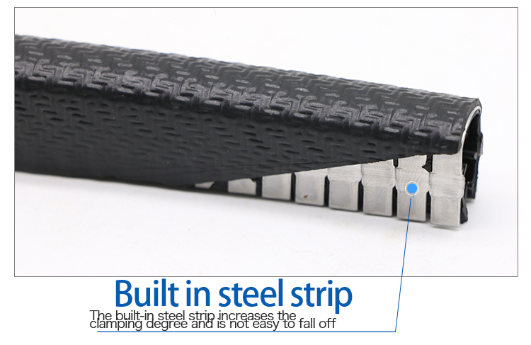 Supply EPDM foam sealing strip, rubber shock absorption and wear resistance, size can be customized