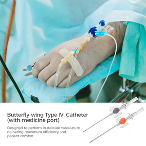 Kateter I.V sekali pakai/kateter intravena kupu-kupu kateter perifer vena memiliki CE ISO - Product Image 5