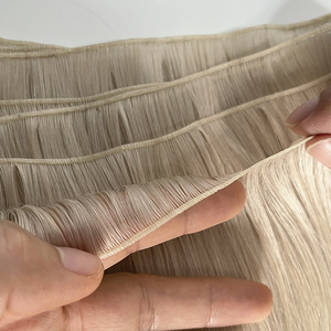 Mới đến 100% thô chưa qua chế biến tóc Trinh Nữ Nga Thiên Tài sợi ngang tóc con người mỏng vô hình đôi rút ra Thiên Tài sợi ngang - Product Image 4