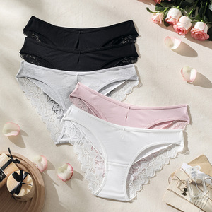 レース用パンティー3662 # 卸売価格レース下着セクシー通気性レディースパンティー