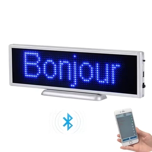 Programmable Scrolling <strong>Message</strong> LED Desk Board for Meeting Reception Show Supermarket Advertising LED <strong>Bluetooth</strong> <strong>Display</strong> Desktop - Product Image 4