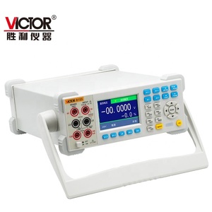 维克多8155 USB自动量程DC交流1000V 10A频率200Hz-20 mhz仪表5 1/2数字台式真有效值数字万用表