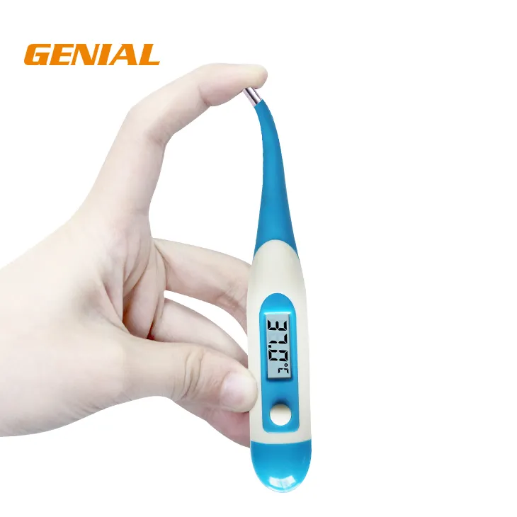 Clinical Digital Thermometer With Flexible Tip Oral Rectal Armpit Thermometers For Baby