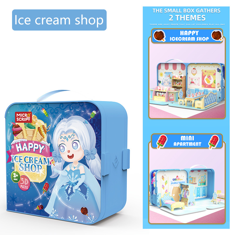 Thème de la boutique de crème glacée