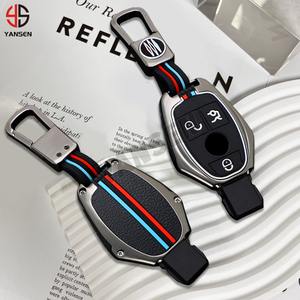 Car Remote <strong>Key</strong> Case Cover Shell Fob <strong>for</strong> Mercedes Benz a B C E R Class GLS GLA GLK GLC CLS CLA AMG W204 W205 W212 W463 W176 - Product Image 1