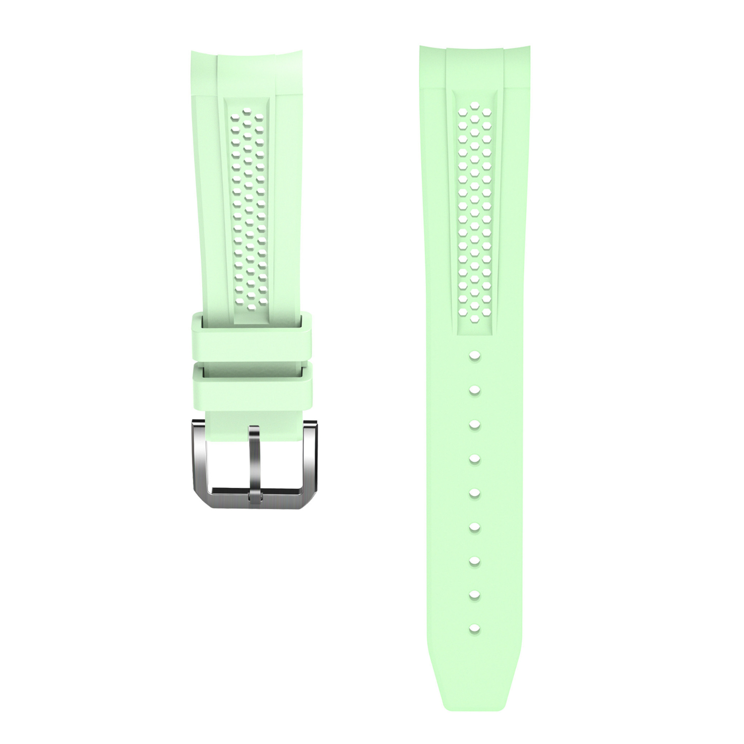 Blanc (vert fluorescent)